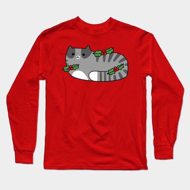 Holly Blue Tabby Long Sleeve T-Shirt by saradaboru